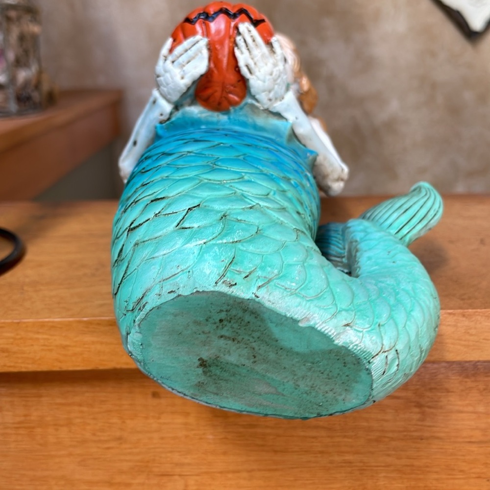 Dia de Los Muertos Day of the Dead Skeleton Mermaid Jack O Lantern Figurine - Picture 10 of 12